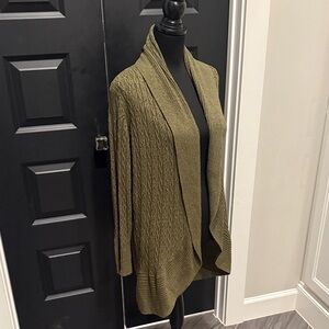 COLDWATER CREEK Olive Women's Cardigan